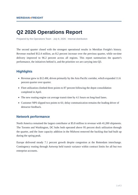 Sample report PDF used in the Word demo